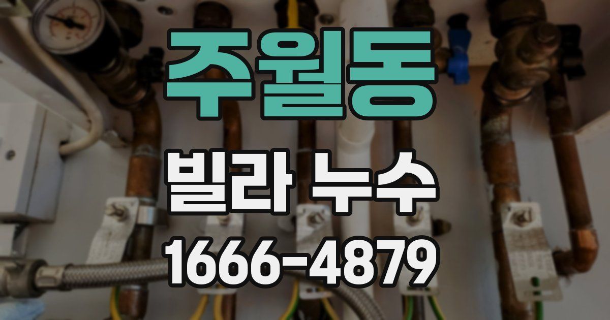 주월동 빌라 누수