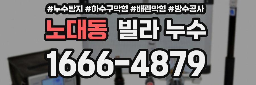 노대동 빌라 누수