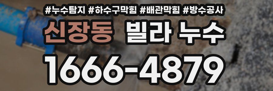 신장동 빌라 누수