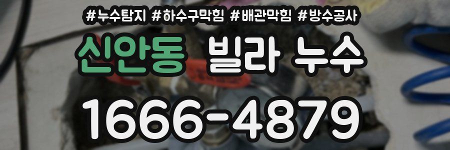 신안동 빌라 누수