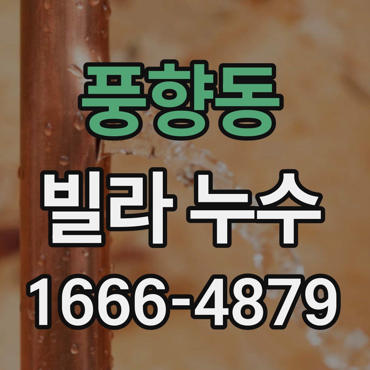 풍향동 빌라 누수