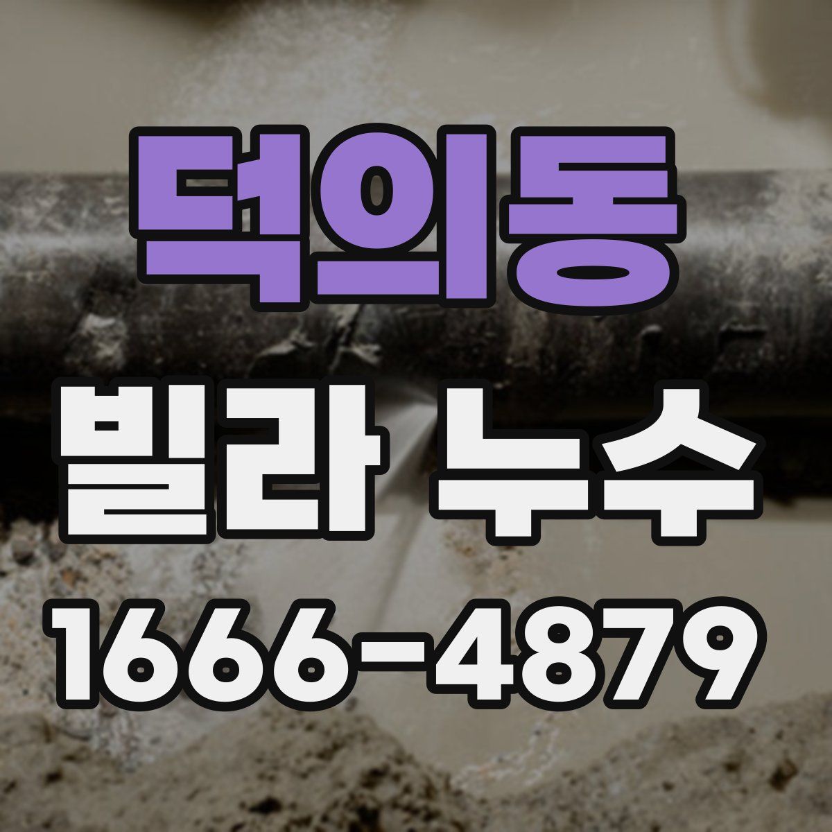 덕의동 빌라 누수