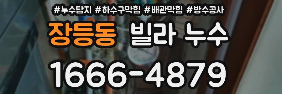 장등동 빌라 누수