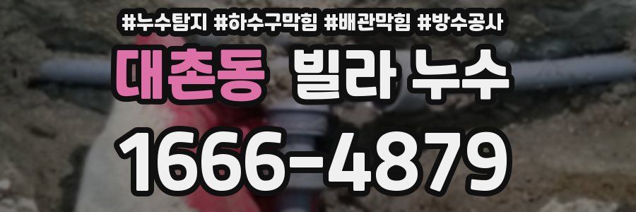 대촌동 빌라 누수