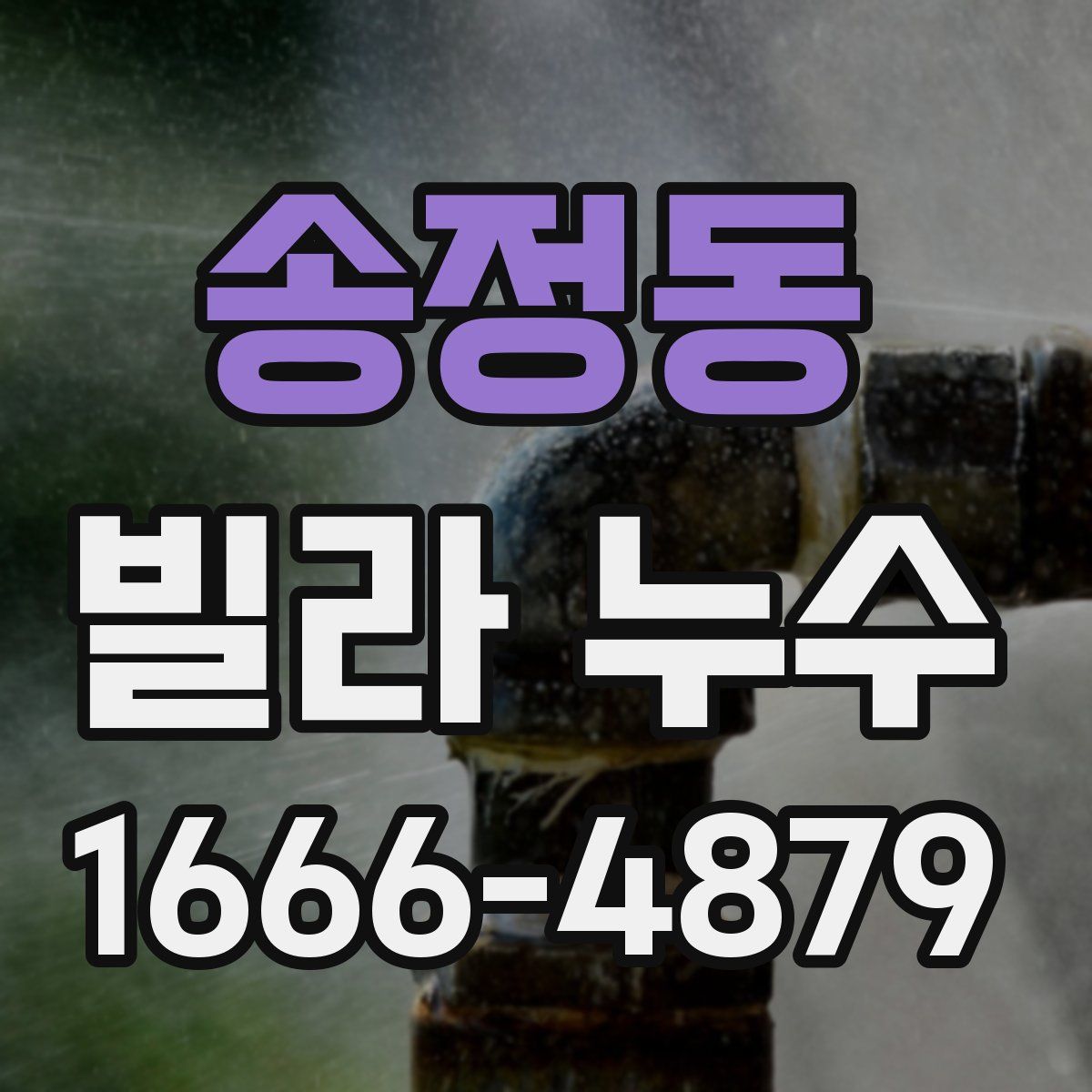 송정동 빌라 누수