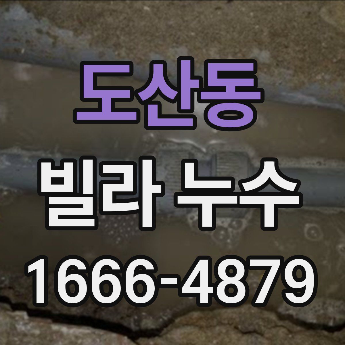 도산동 빌라 누수