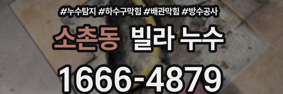 소촌동 빌라 누수