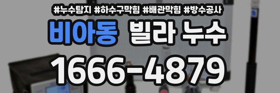 비아동 빌라 누수