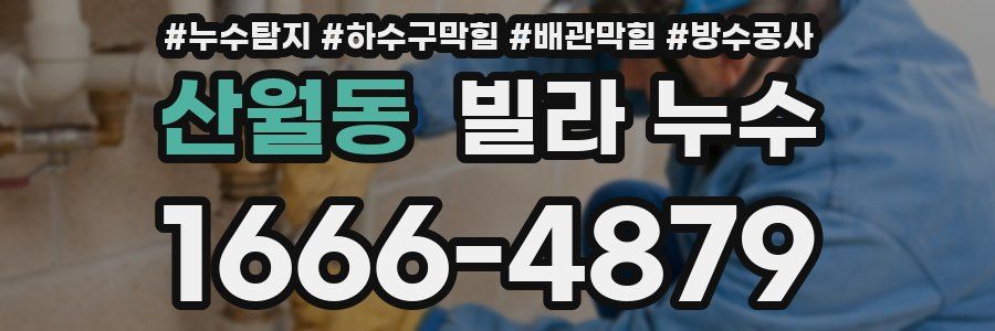 산월동 빌라 누수