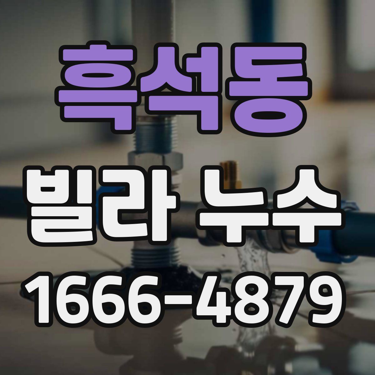 흑석동 빌라 누수