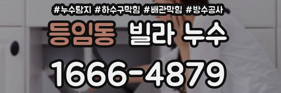 등임동 빌라 누수