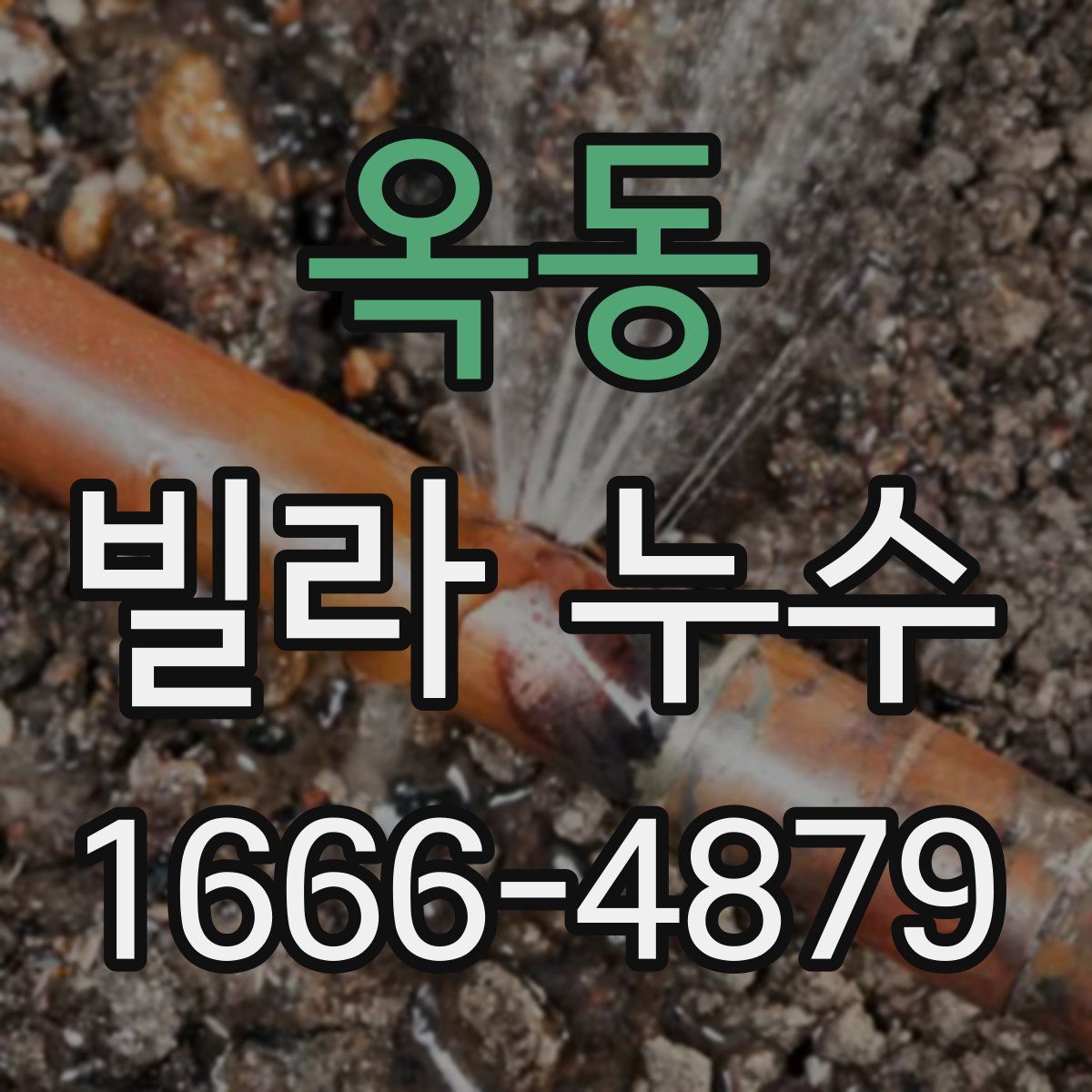 옥동 빌라 누수