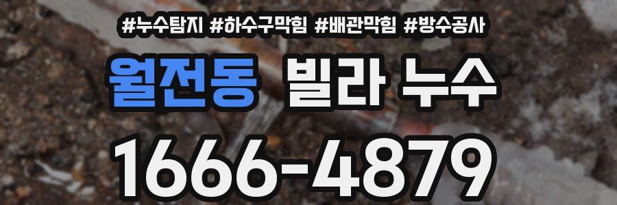 월전동 빌라 누수