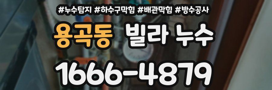 용곡동 빌라 누수