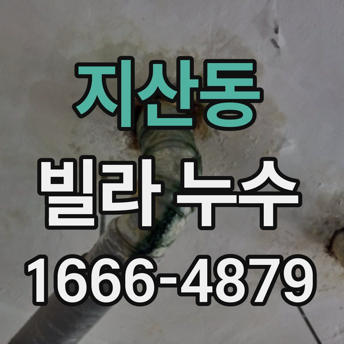 지산동 빌라 누수