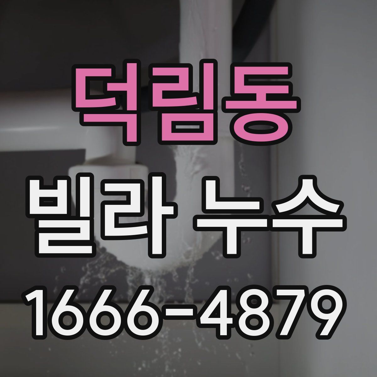 덕림동 빌라 누수
