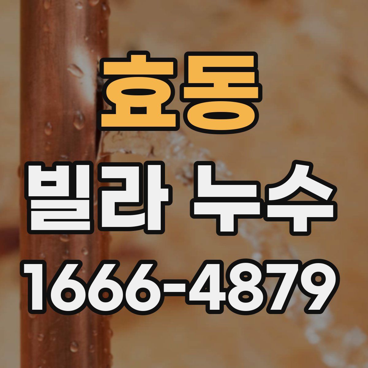 효동 빌라 누수