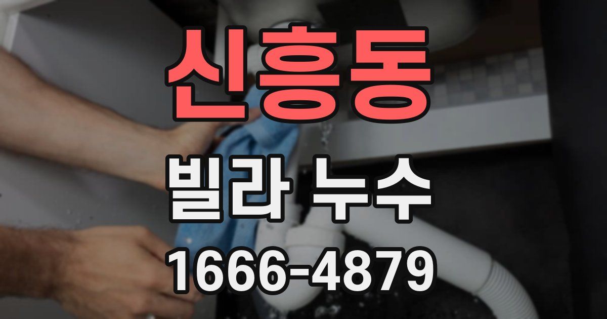 신흥동 빌라 누수
