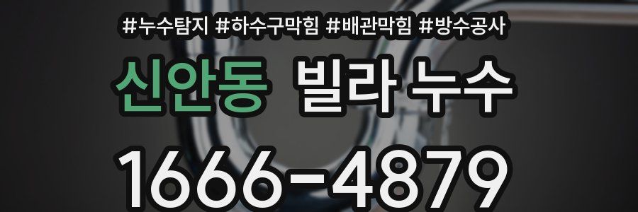신안동 빌라 누수