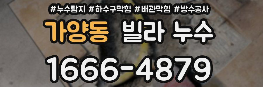 가양동 빌라 누수