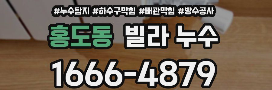 홍도동 빌라 누수