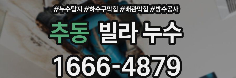 추동 빌라 누수