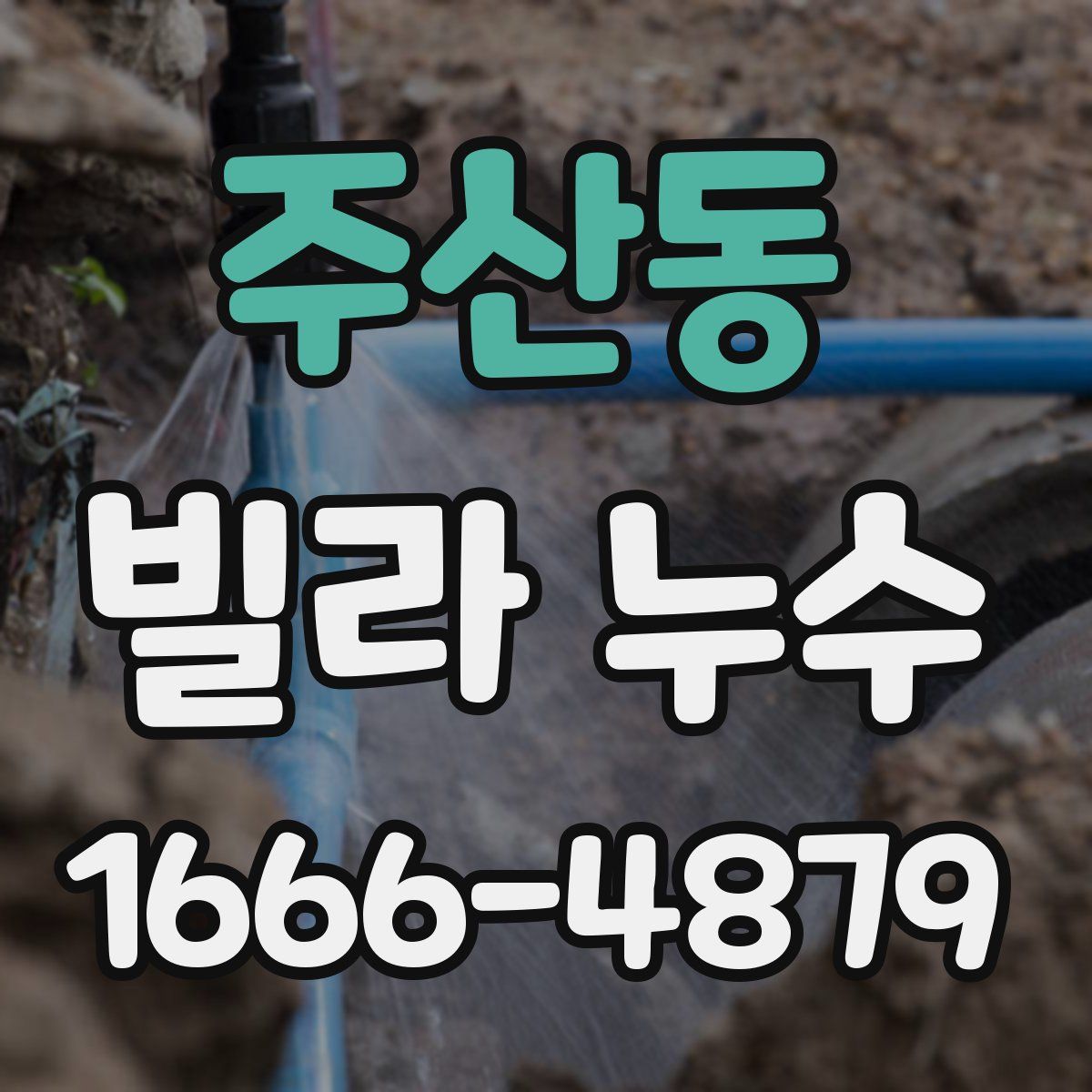 주산동 빌라 누수