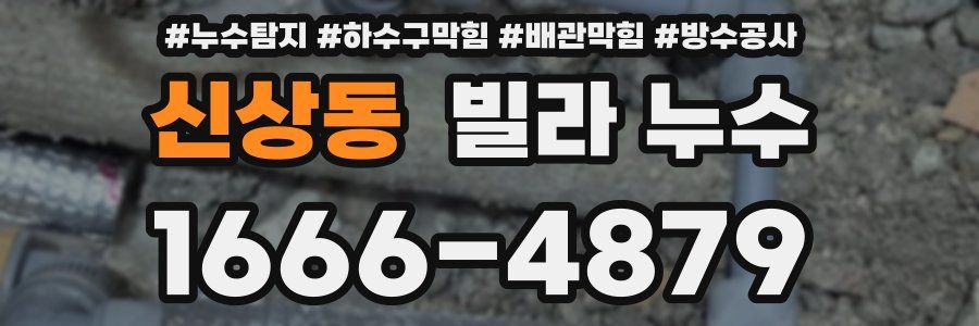 신상동 빌라 누수