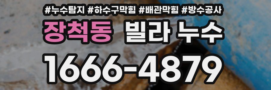 장척동 빌라 누수