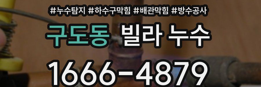 구도동 빌라 누수