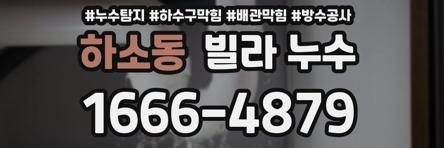 하소동 빌라 누수