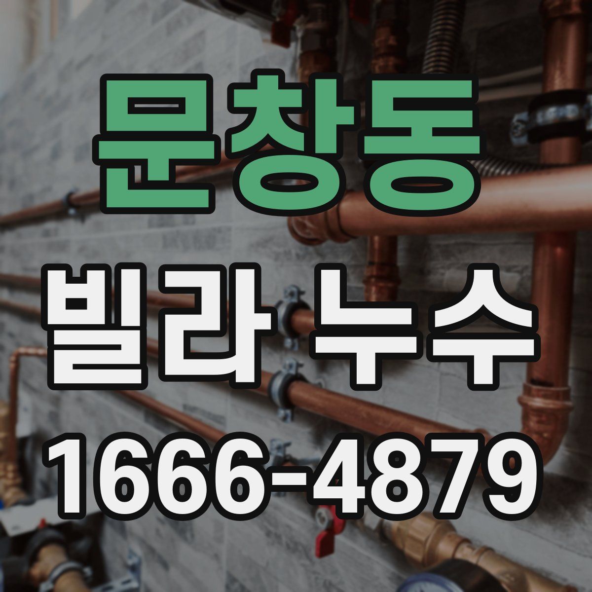 문창동 빌라 누수