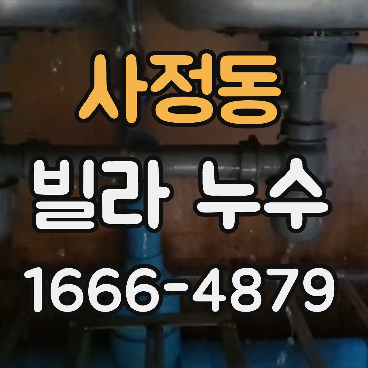 사정동 빌라 누수