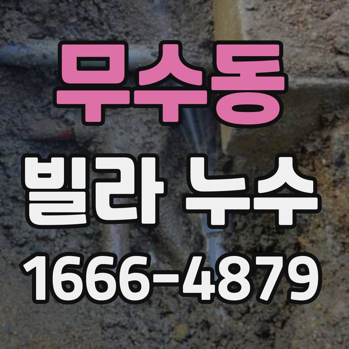 무수동 빌라 누수