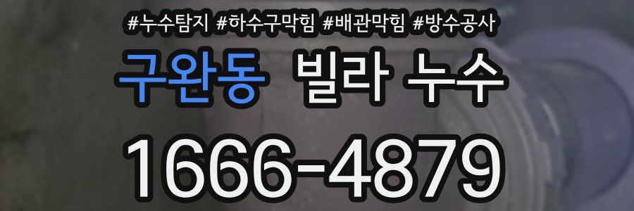 구완동 빌라 누수