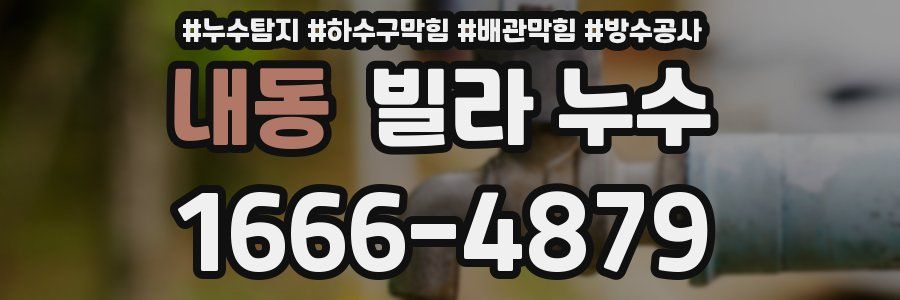 내동 빌라 누수