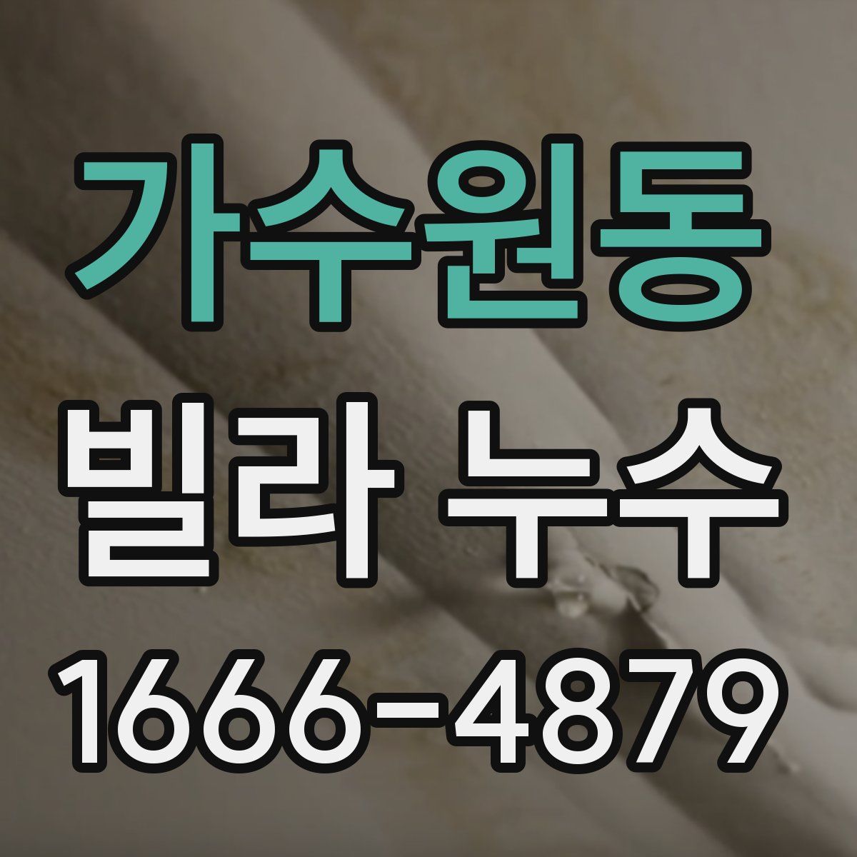 가수원동 빌라 누수