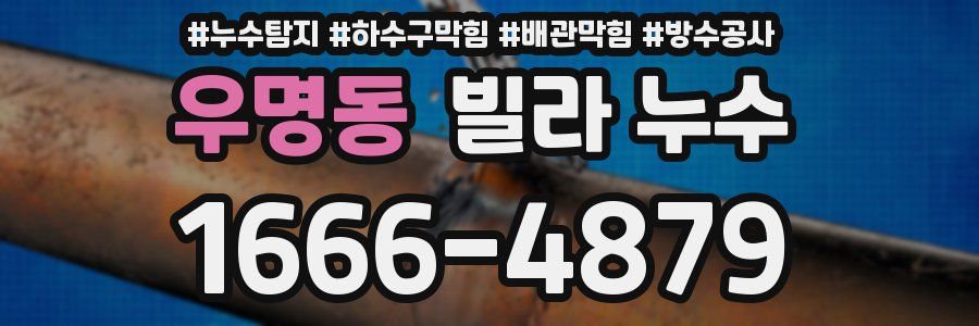 우명동 빌라 누수