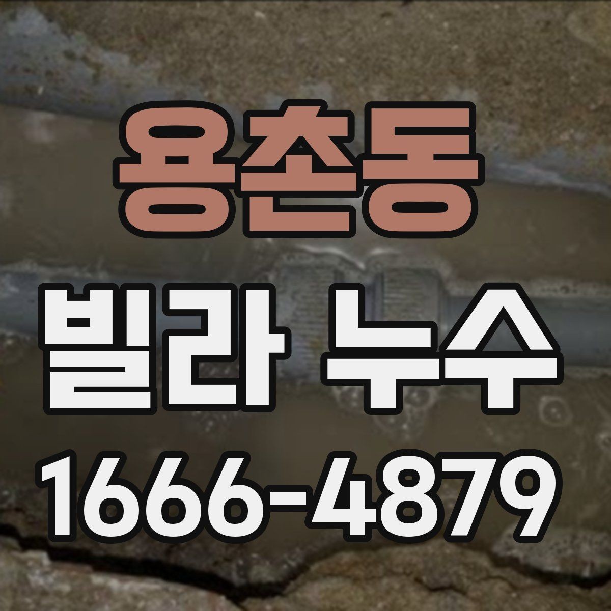 용촌동 빌라 누수 발생 후 관리 요령