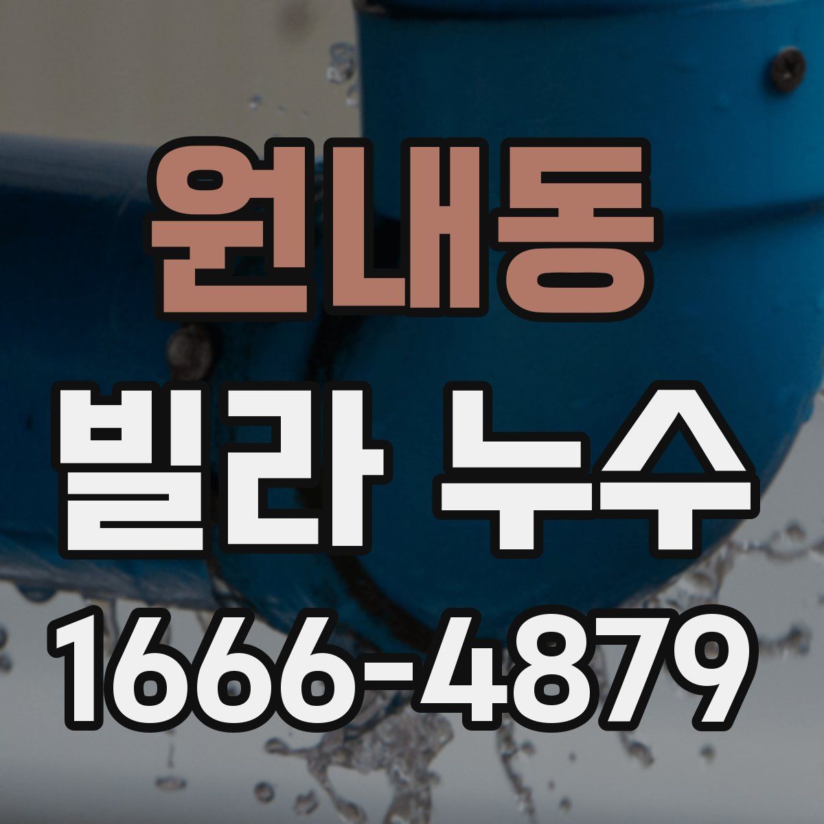 원내동 빌라 누수