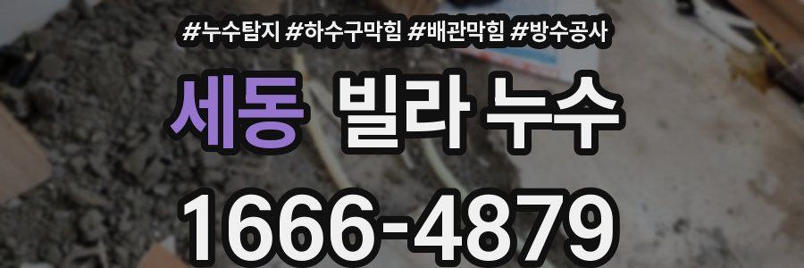 세동 빌라 누수
