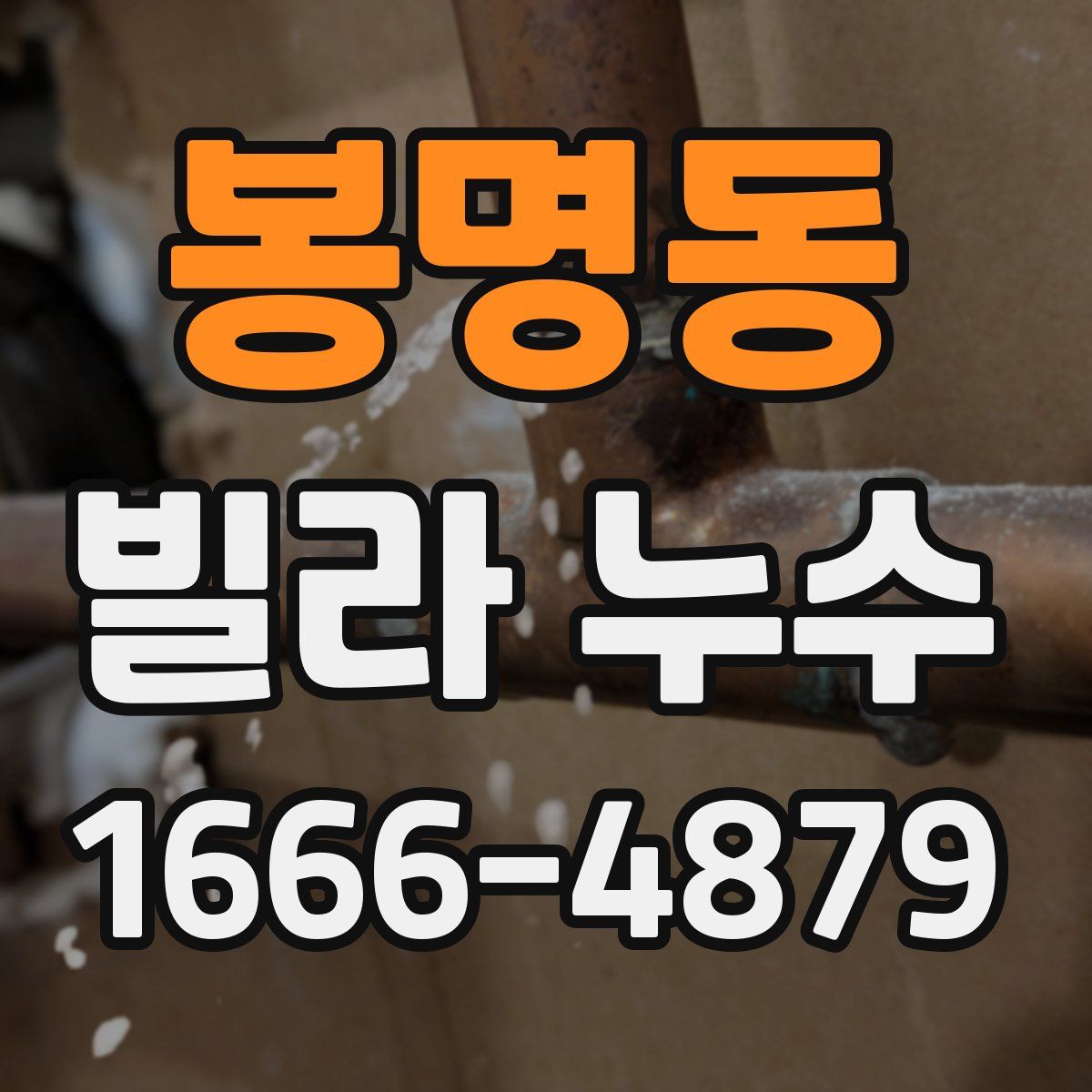 봉명동 빌라 누수