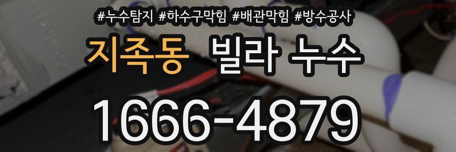 지족동 빌라 누수