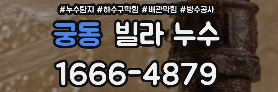 궁동 빌라 누수
