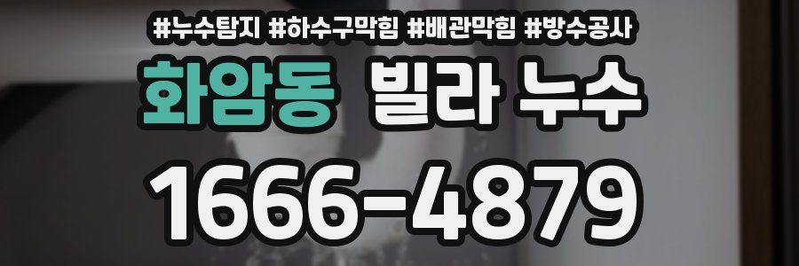 화암동 빌라 누수