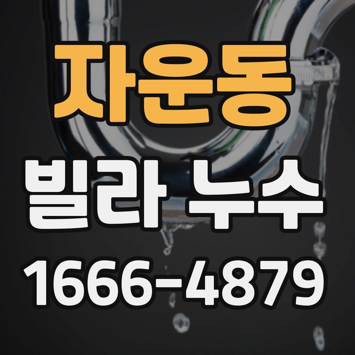 자운동 빌라 누수