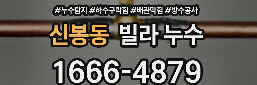 신봉동 빌라 누수
