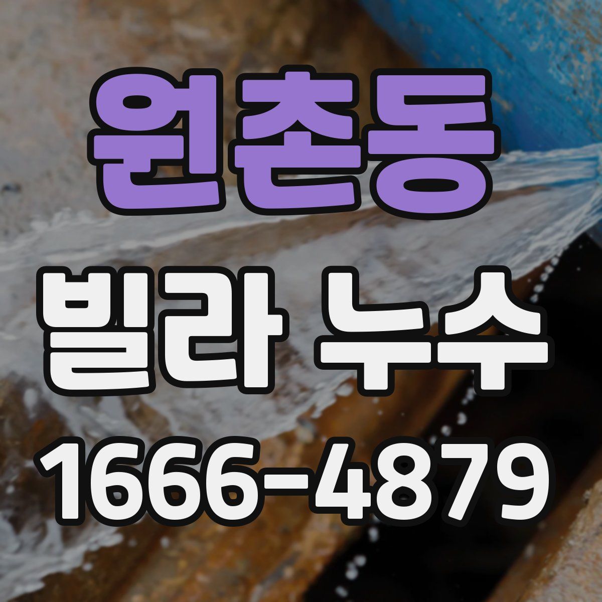 원촌동 빌라 누수
