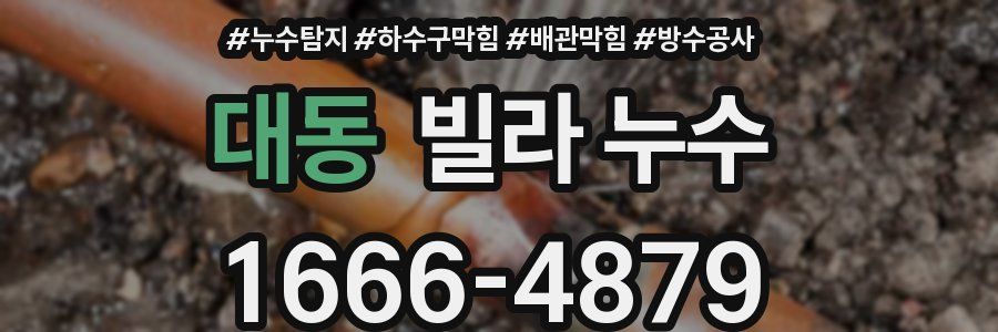 대동 빌라 누수