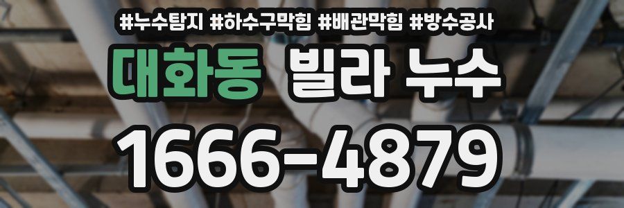 대화동 빌라 누수